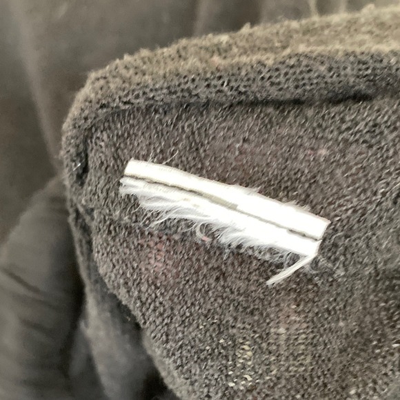 Abercrombie Fitch Womens Black Long Sleeve Top Blouse Size Small Ruffle Sheer - Picture 7 of 9